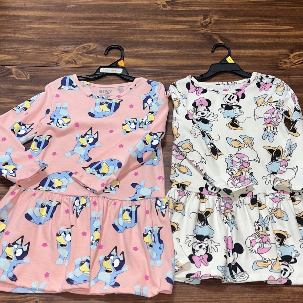 Disney Girls' Dresses 2 - long sleeve size 4T and 5T
Like New